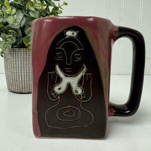 Mara Mexican Coffee Mug - Picasso Style